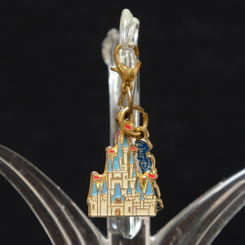 Vintage Disney Princess Cinderella Castle Walt Disney World Clip on Charm